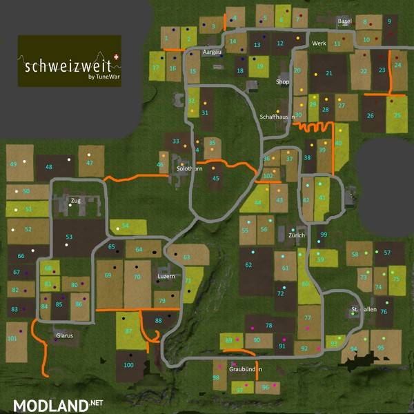 Schweizweit Map