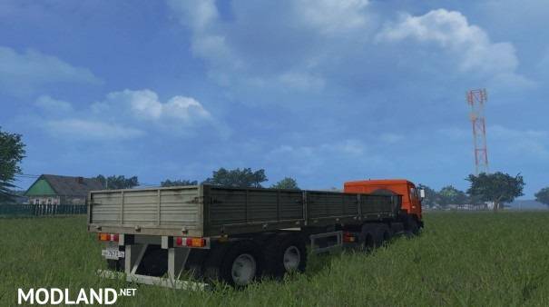 Kamaz 54115 + MAZ 9380 Trailer
