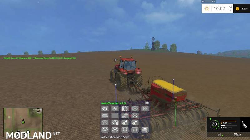 Auto Tractor Mod