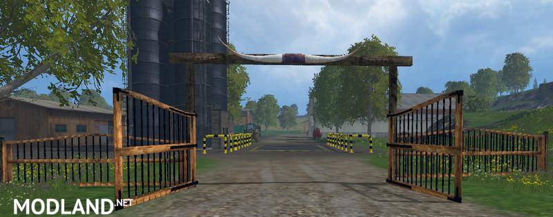 Farm gate and fences