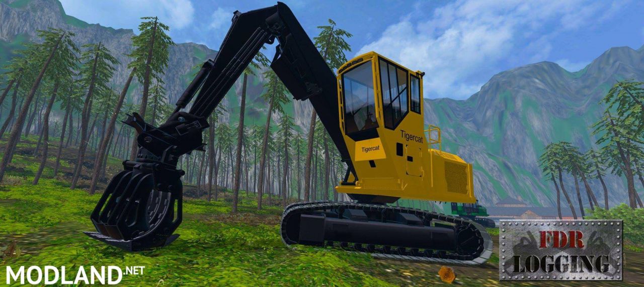 FDR Logging - Tigercat 875 Log Loader