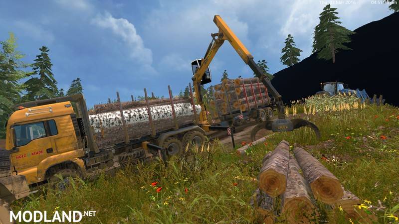 MAN TGS 33.440 Forestry Truck & Trailers v 0.7 WIP