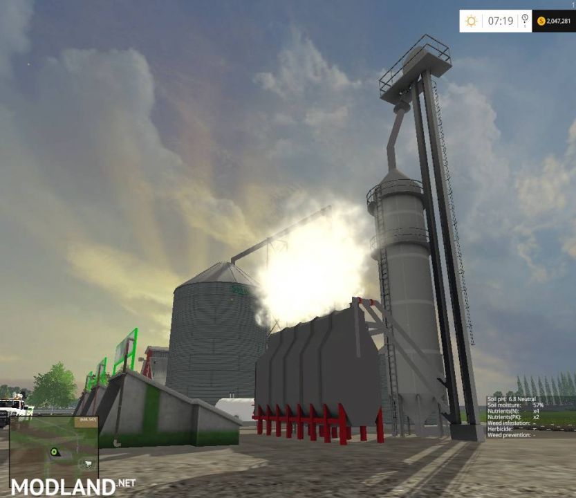 Grain Dryer with Fans