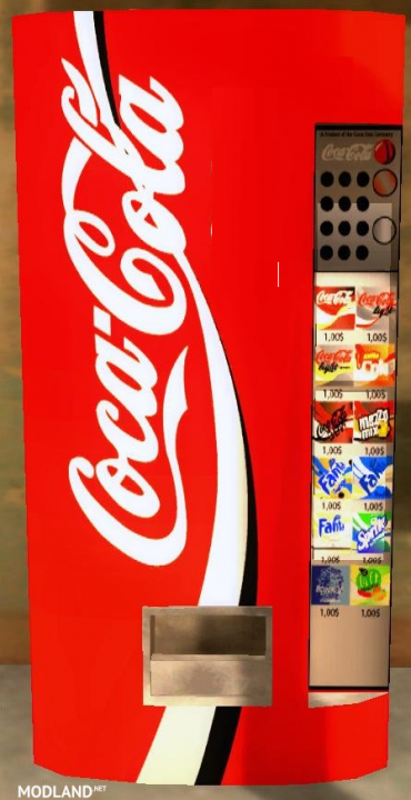 Coca Cola Machine Placeable