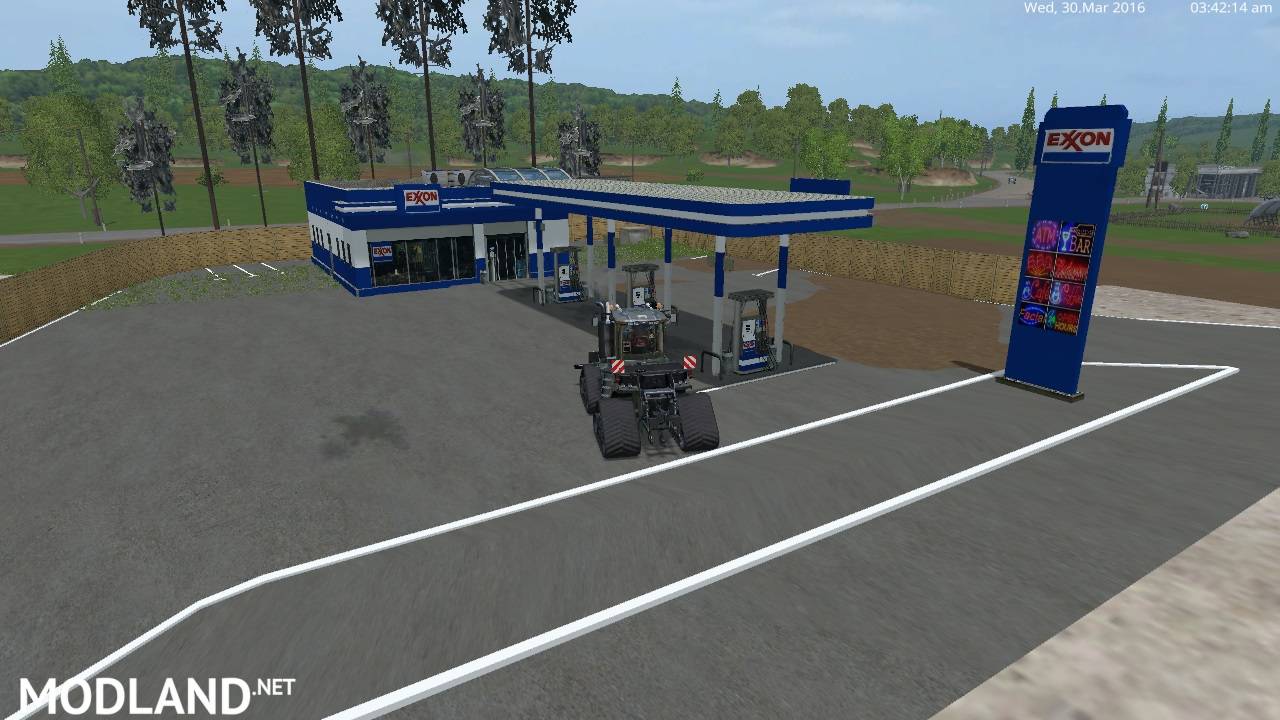 Exon Placeable Gas Station v 1.0 by Eagle355th