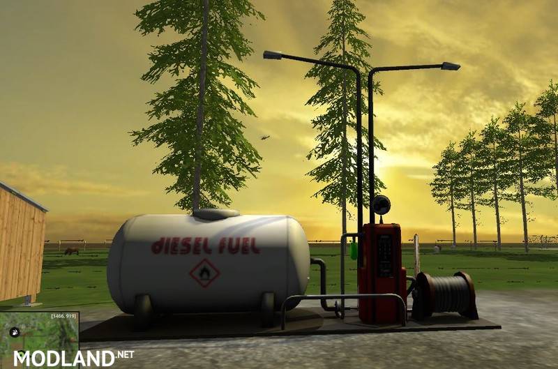Fuelstation with Lights