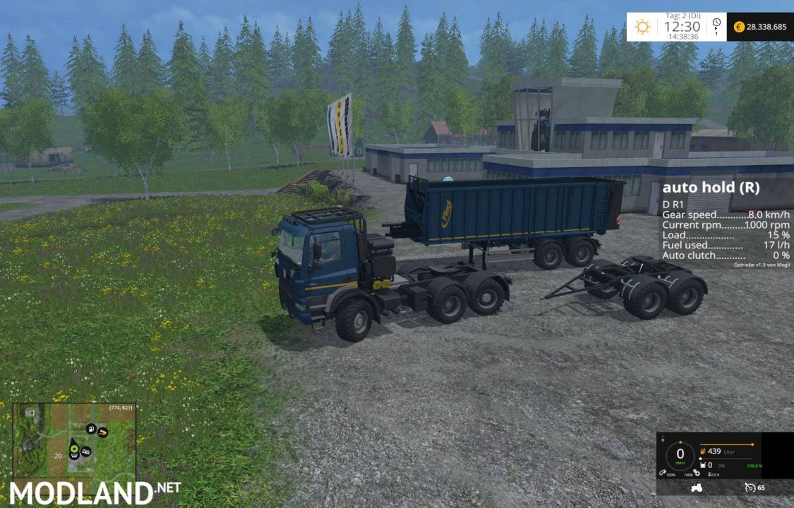 Tatra Phönix 6x6 Agro Truck + Trailer + Dolly