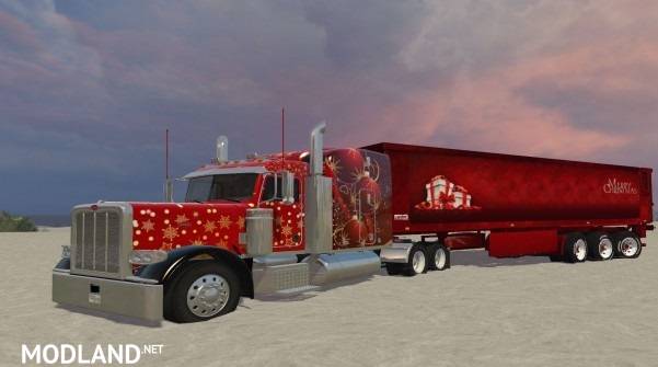 Peterbilt 388 + Trailer X-Mass Edition