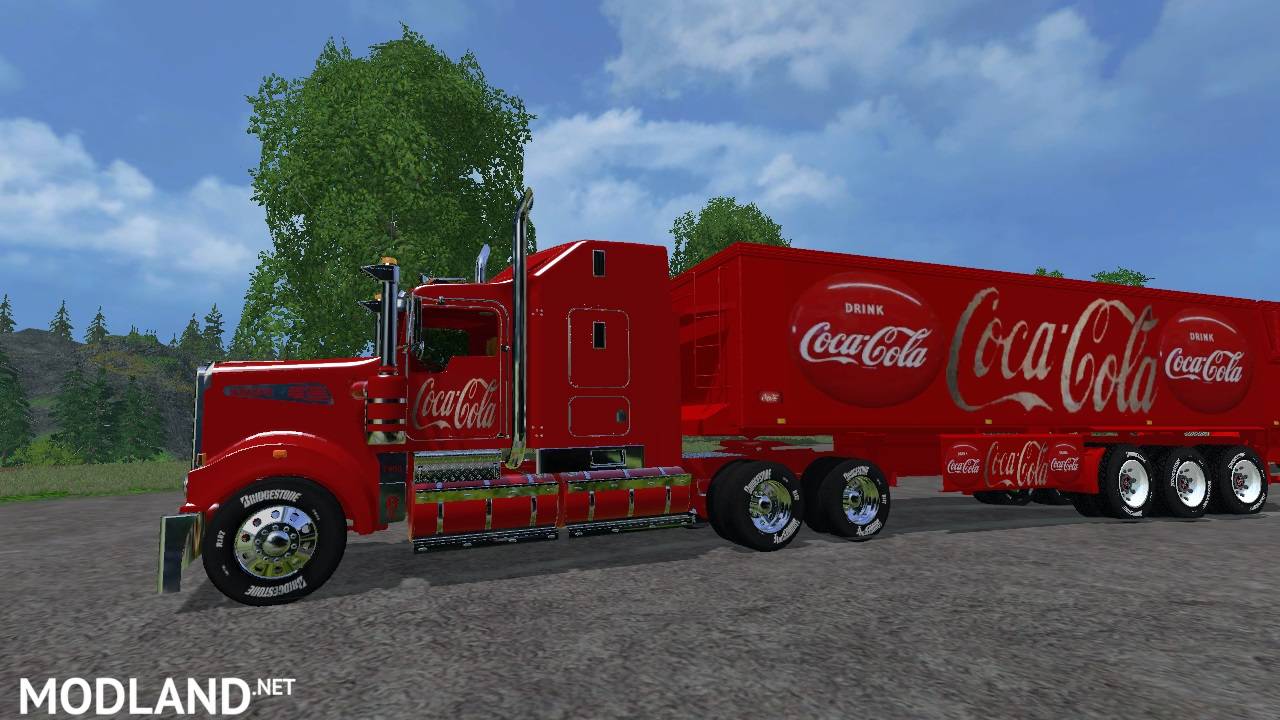 Kenworth CocaCola Truck and CocaCola Trailer