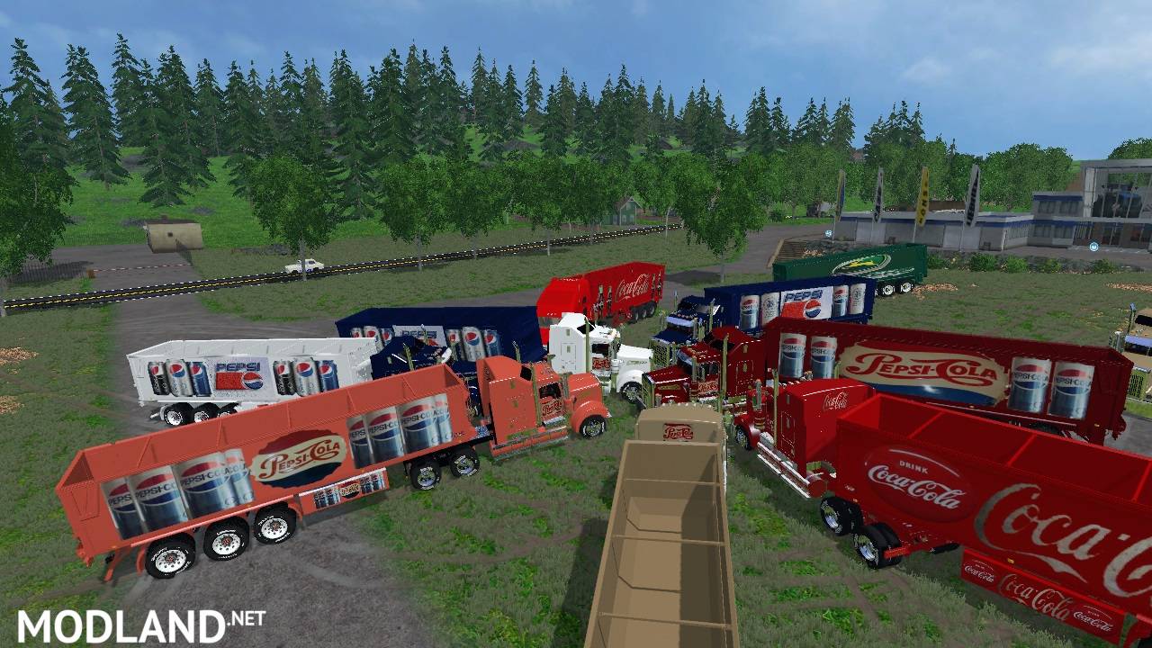 PepsiCola and CocaCola Truck's and Trailers