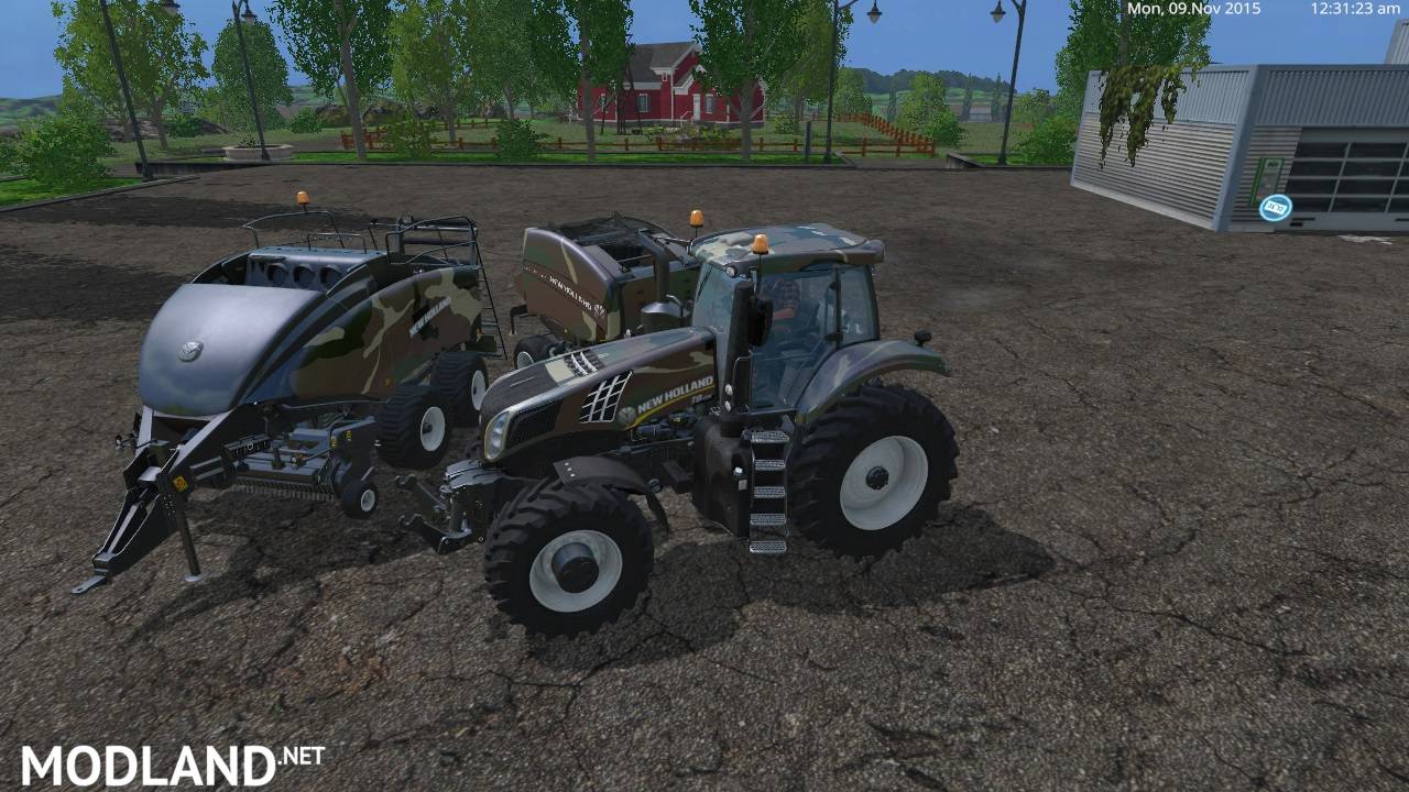 New Holland T8435 White Camo by Eagle355th