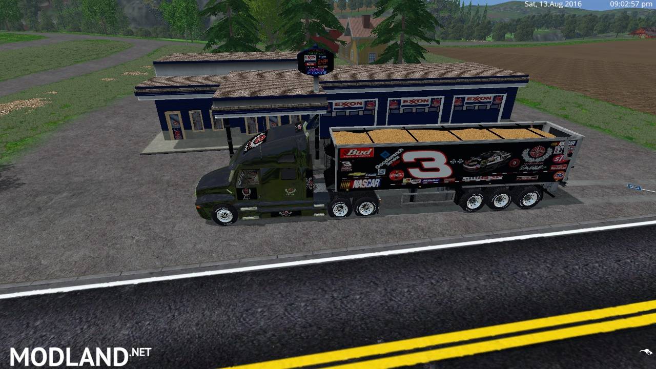 Dale Earnhart Cat Truck and Trailer v 1.0 By Eagle355th