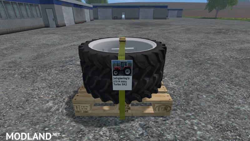 Twin tires for 4cylinder Steyr SK2