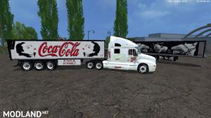 CocaCola Kenworth Cat Truck + Trailer12  By Eagle355th