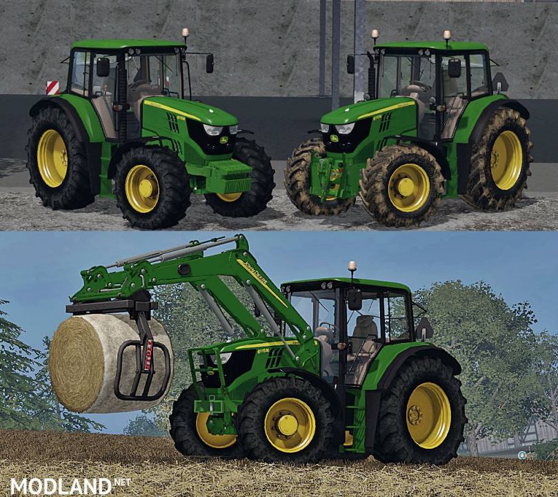 John Deere 6115M Pack