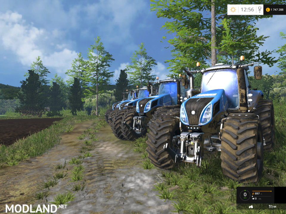 Blue New Holland T8S 4 Pack Final Version