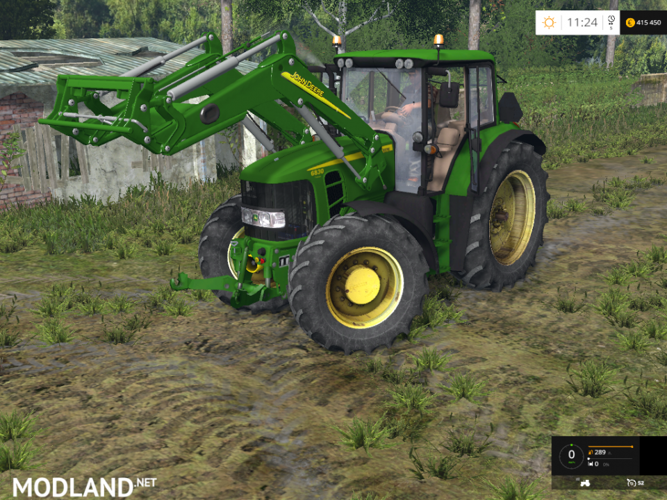 John Deere 6830 with Frontloader