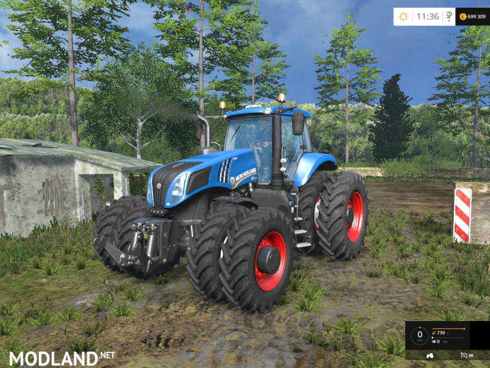 New Holland T8 with Row Crop Duals