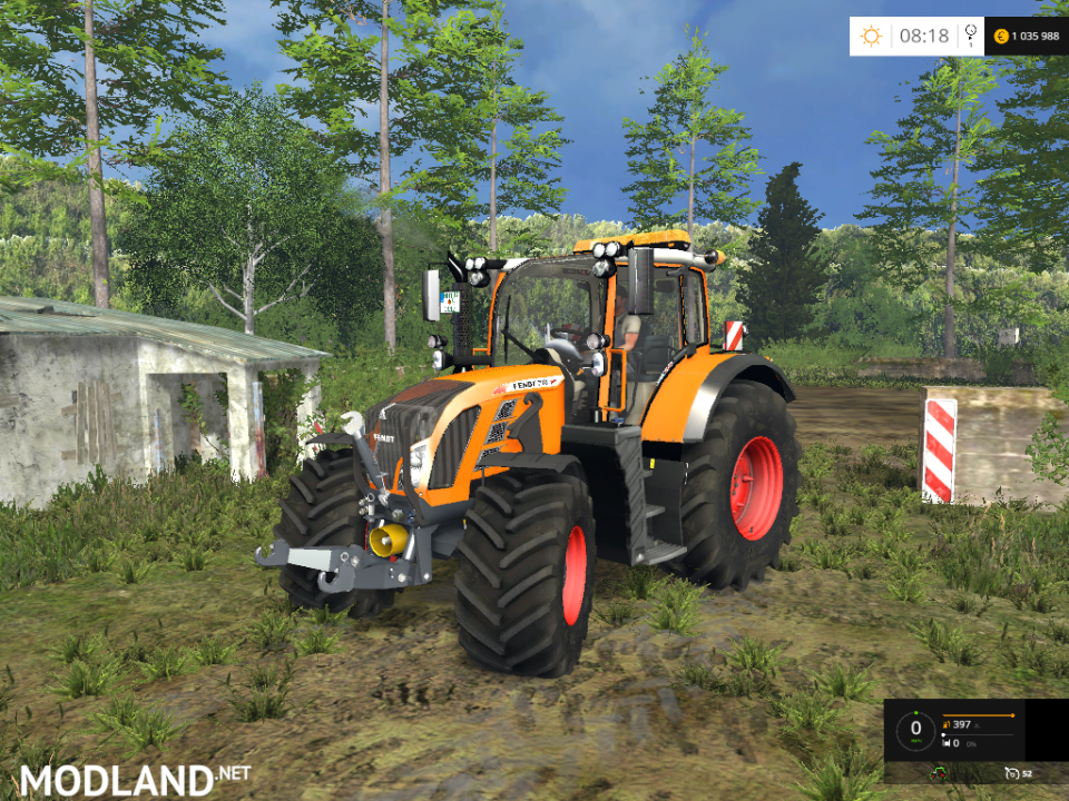 Fendt 718 Orange
