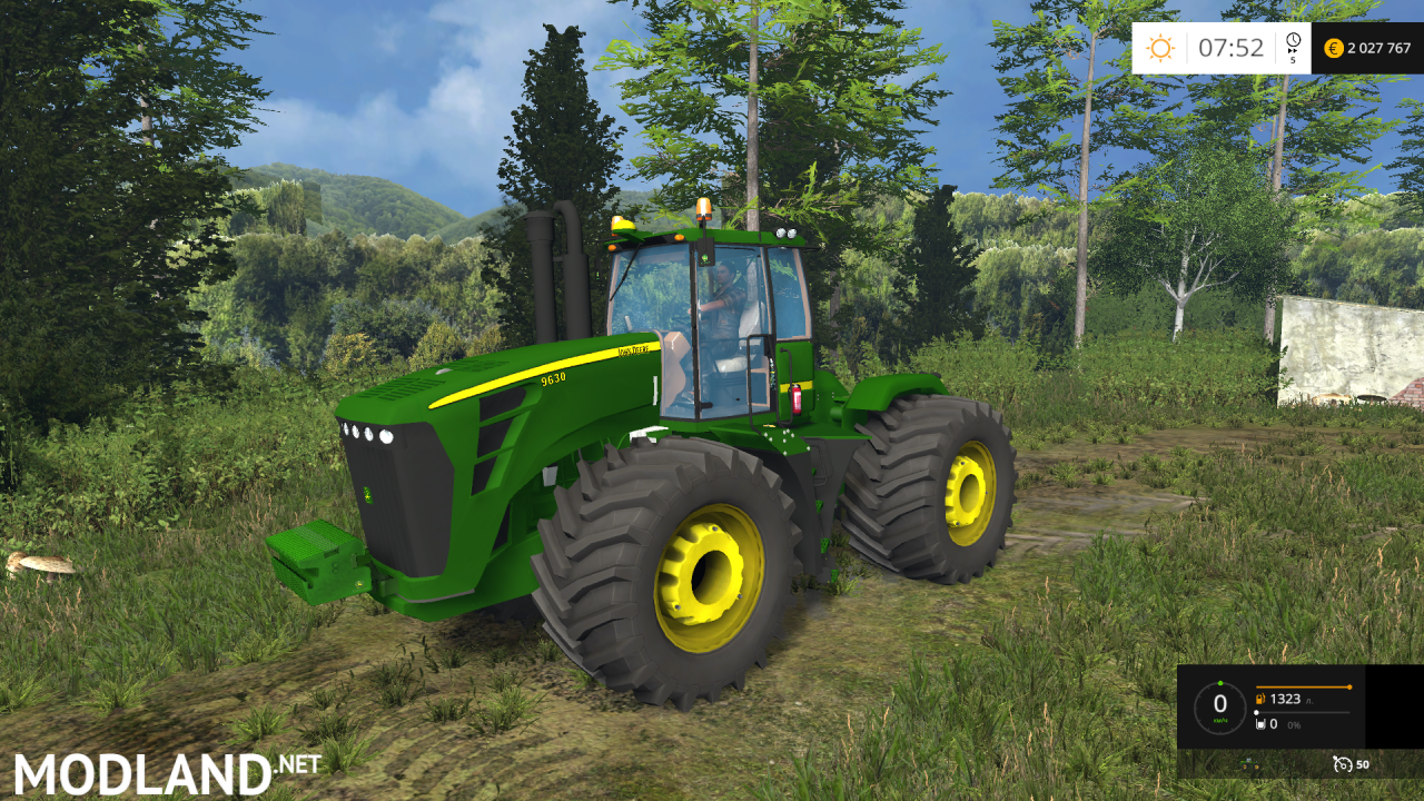 John Deere 9630 Selectable Wheels