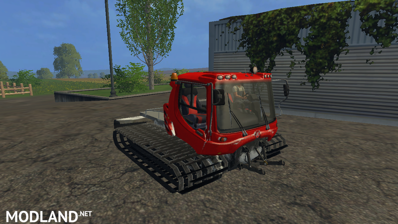 Pistenbully 100 & 400 with Plow