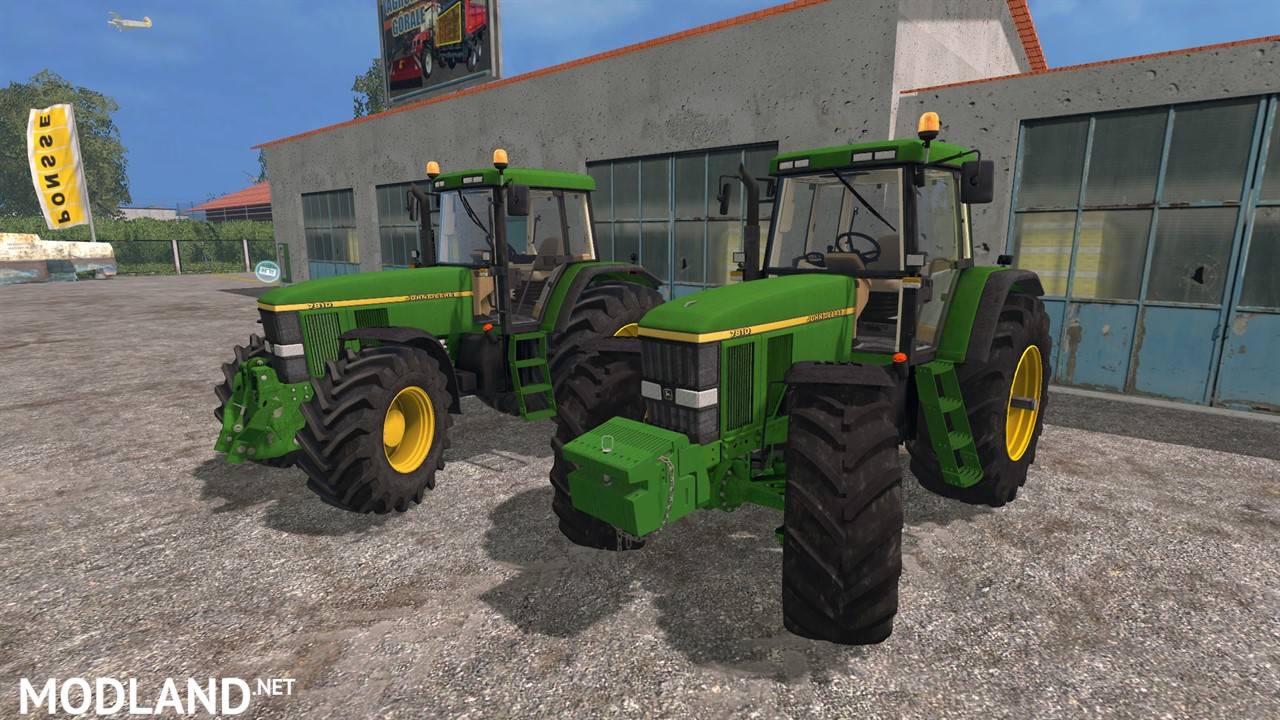 John Deere 7810 FH and Weight Version