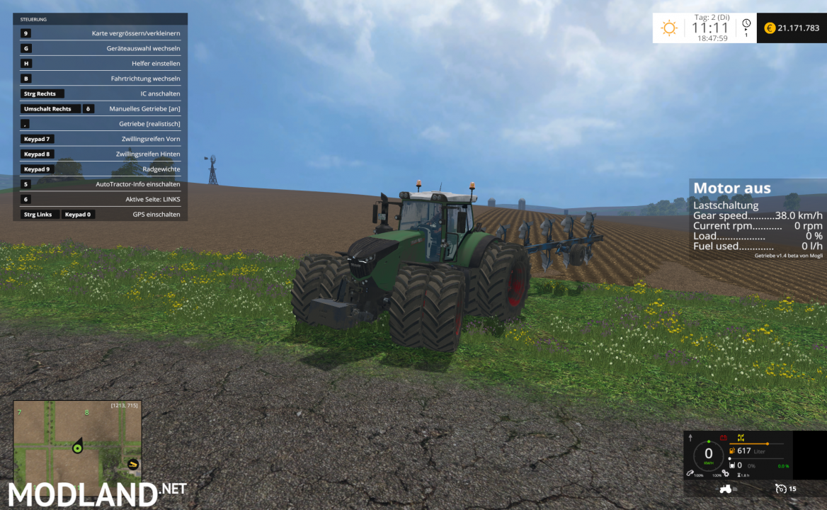 Fendt Vario 1050 Real Scale and Data v 1.1 FIX