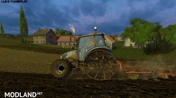 New Holland T4.75 With Iron Wheel