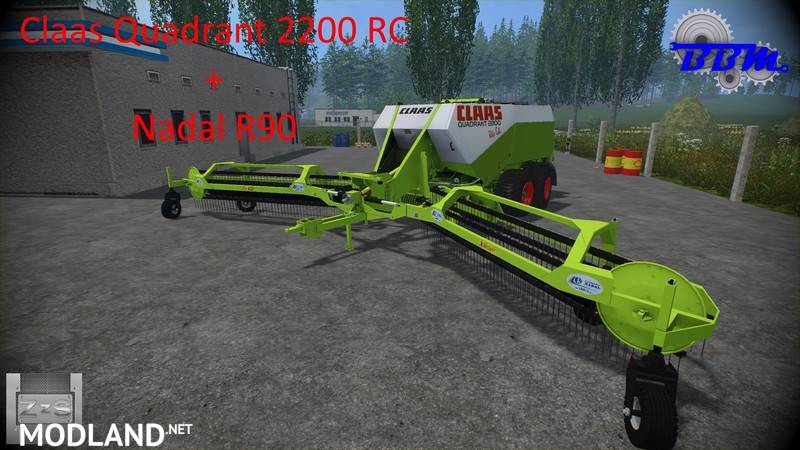 Claas Quadrant 2200 and Nadal R