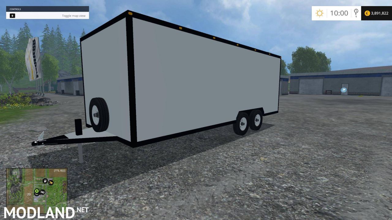 ENCLOSED UTILITY TRAILER