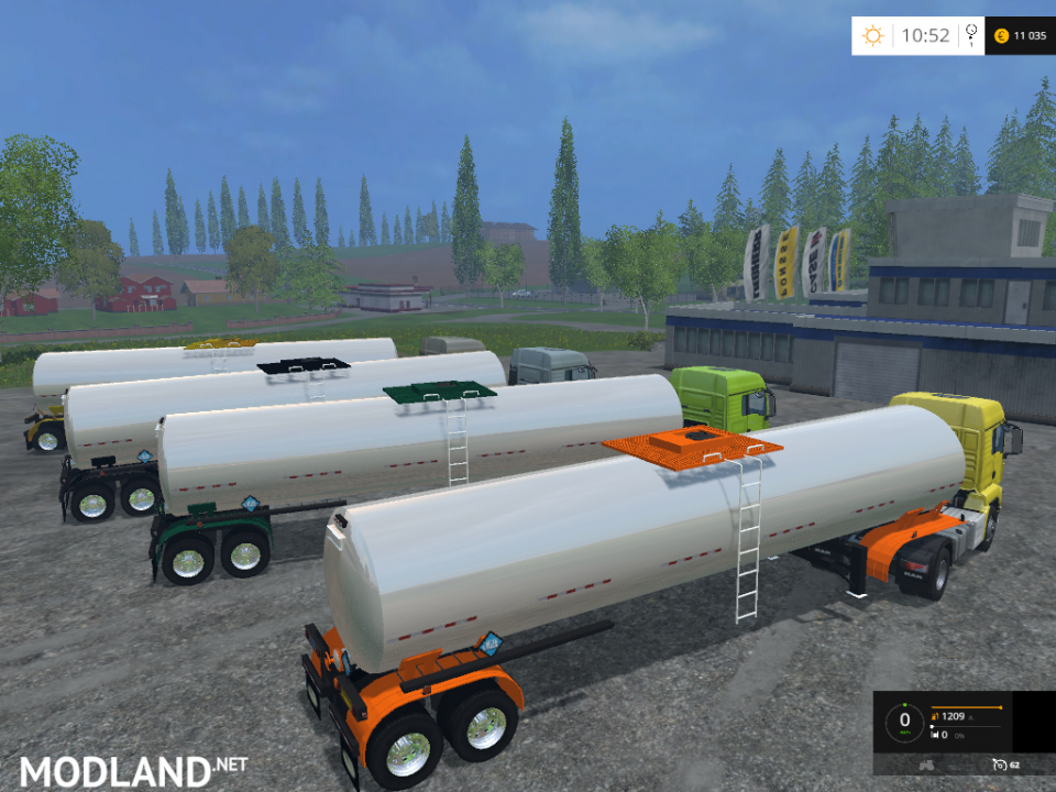 5 trailer of milk and water in US