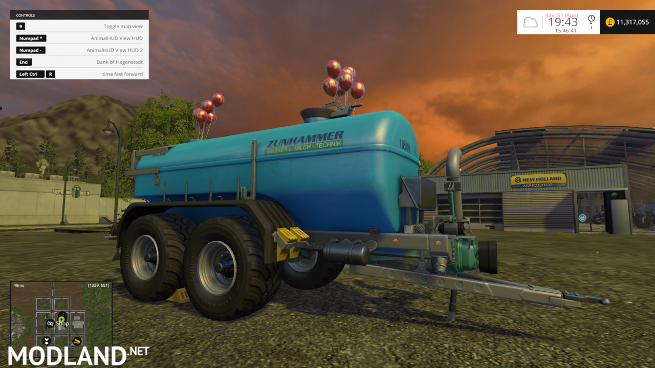 H2O and Milk Tanker
