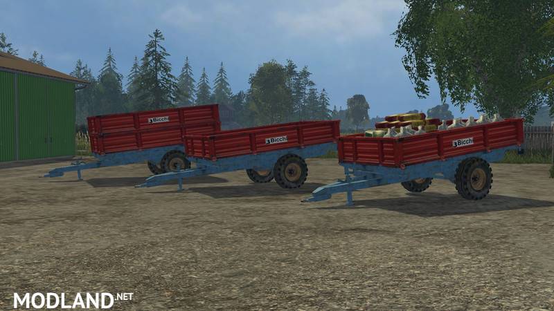 Single Axle trailers Italian Bicchi