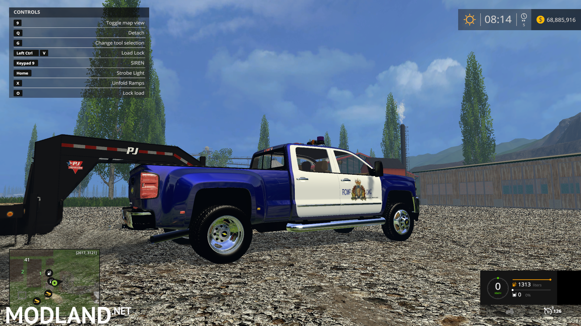 Chevy Silverado RCMP Police Truck