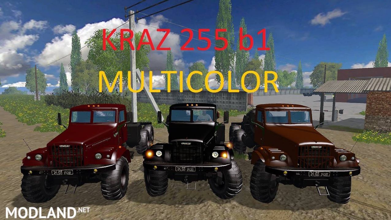 KRAZ 255 b1 MULTICOLOR