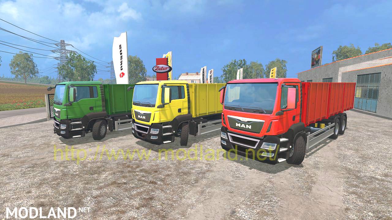 MAN Grain Gearbox & Trailer