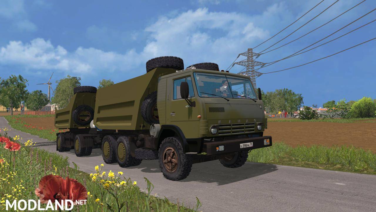 KamAZ 54102 Sovok + Trailer