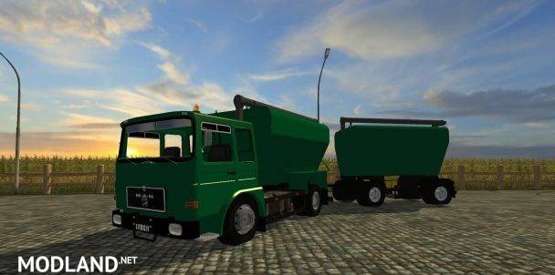 MAN F8 with Load Trailer