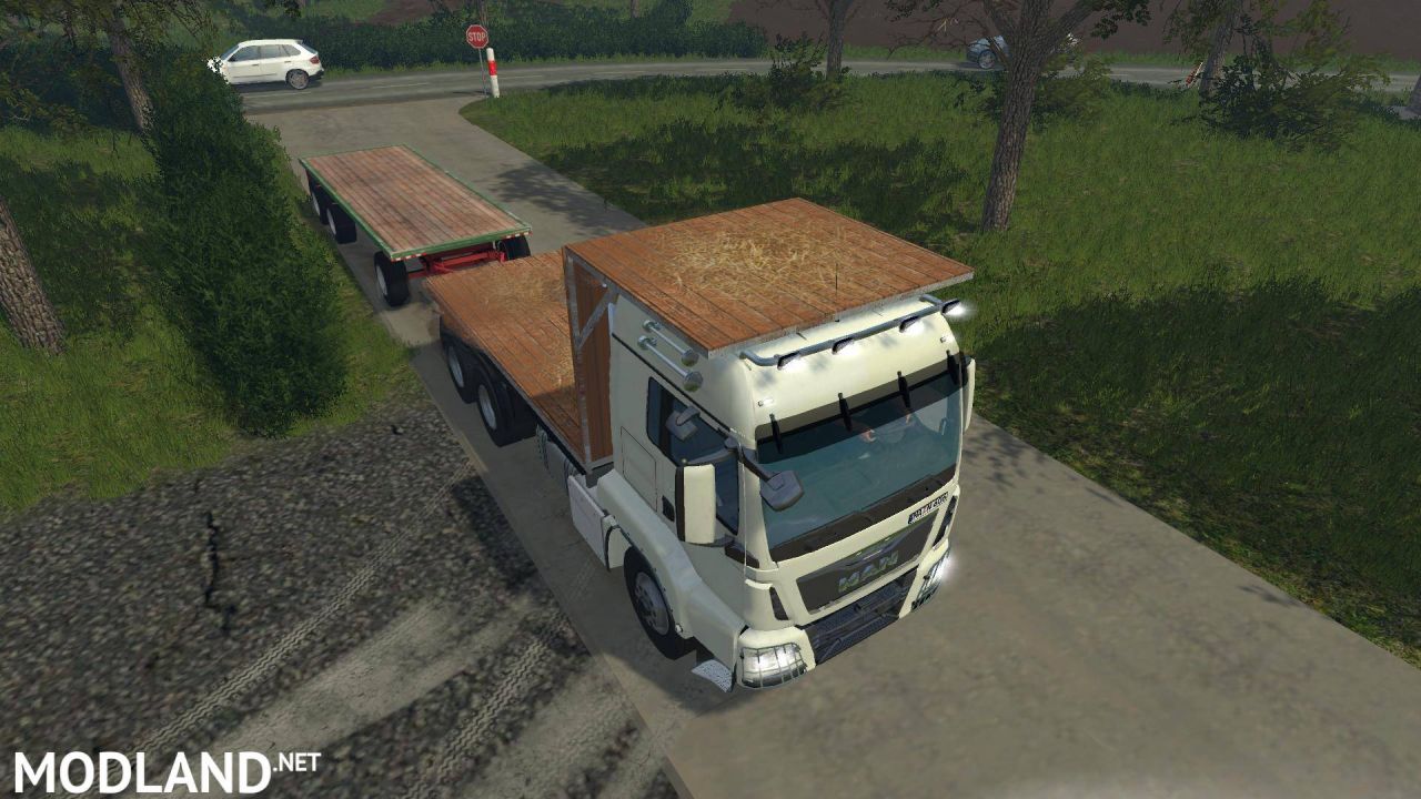 Straw truck