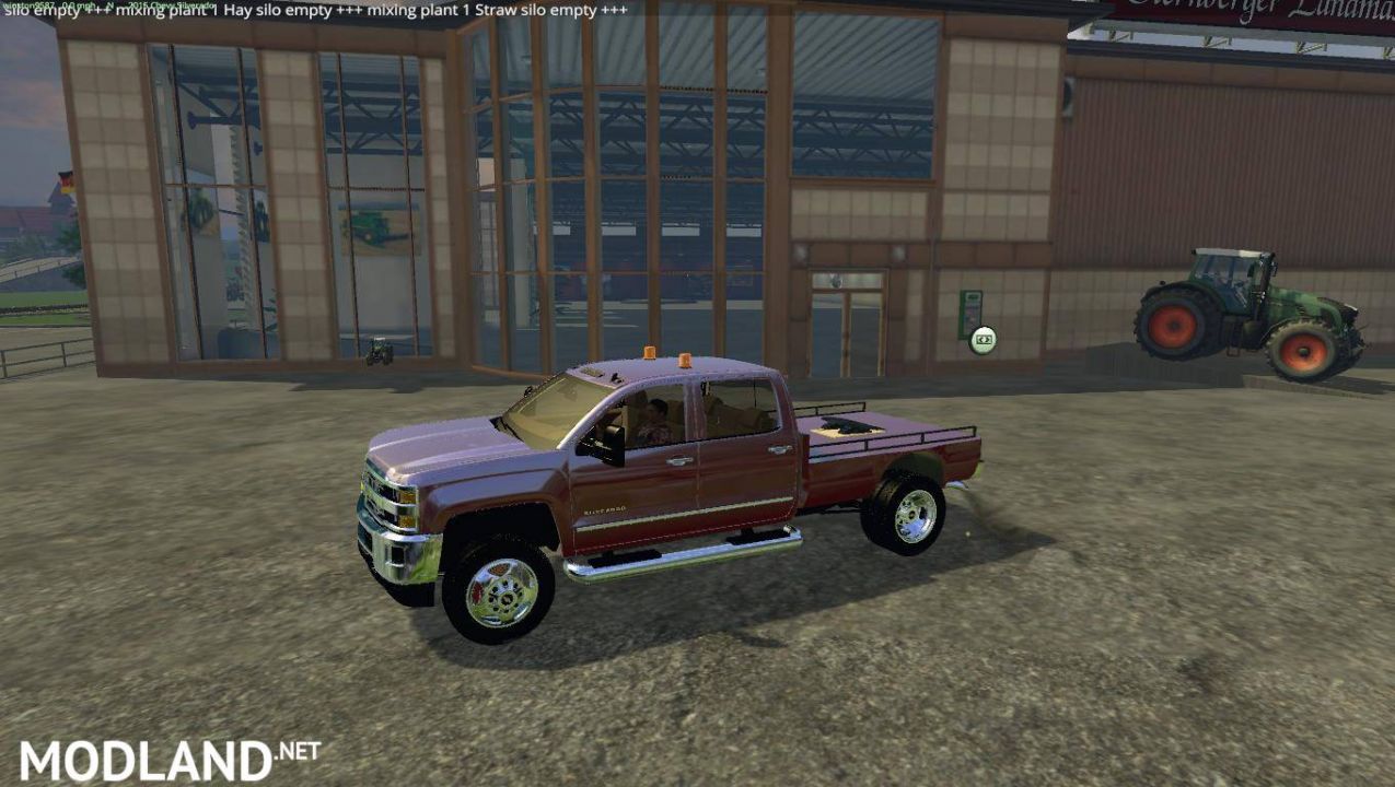 Chevy Silverado Flatbed Truck