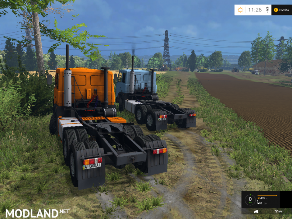 MAZ-6422 Orange & Blue