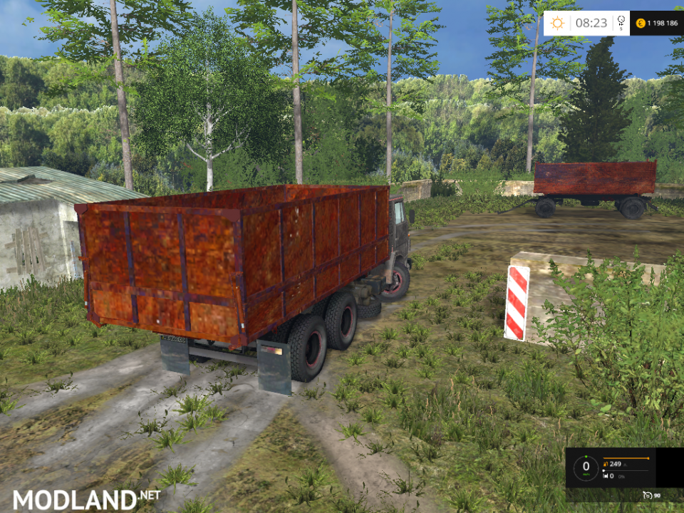KamAZ 53212 Rusty + Trailer NEFAZ