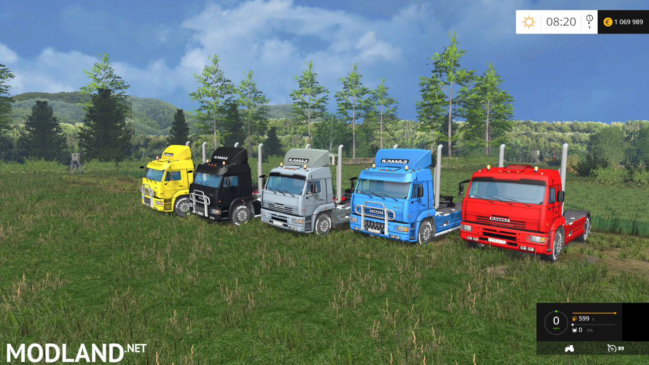 Kamaz 5460 Tuning Multicolor