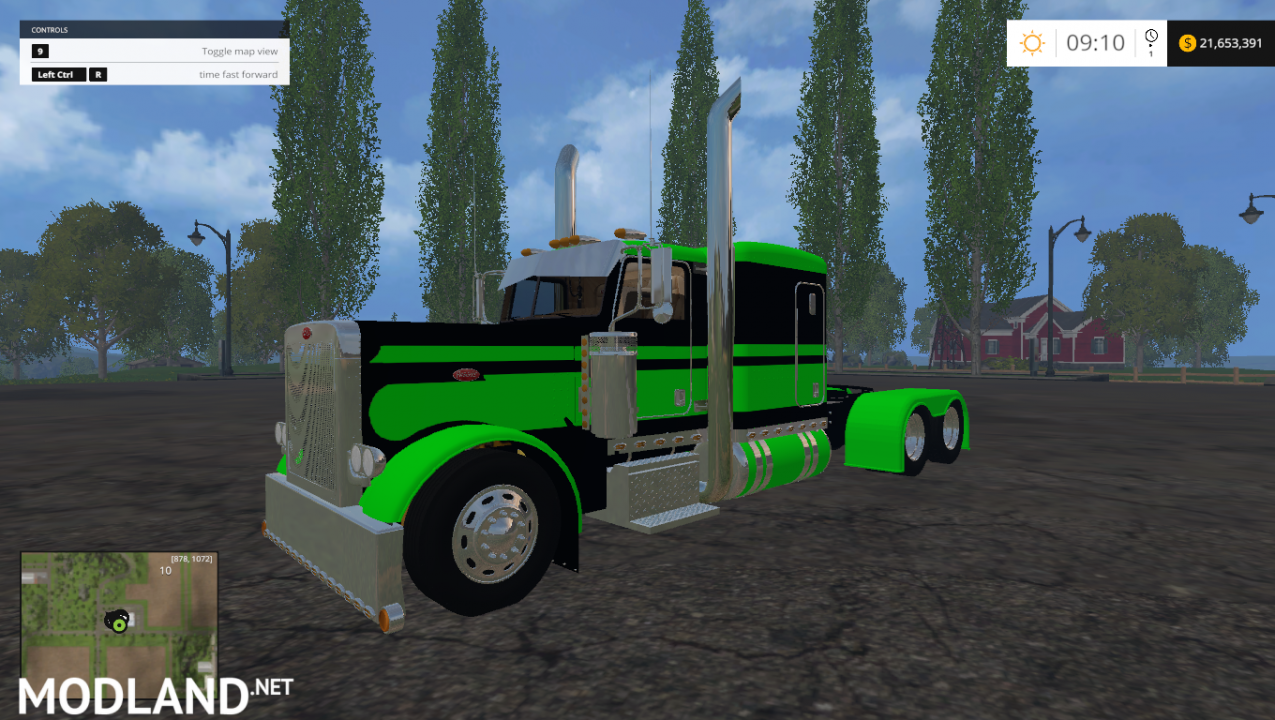 Peterbilt Green Flattop