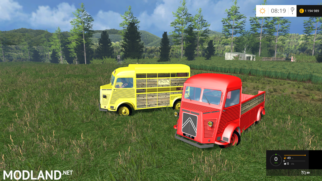 Citroen H flatbed and Livestock