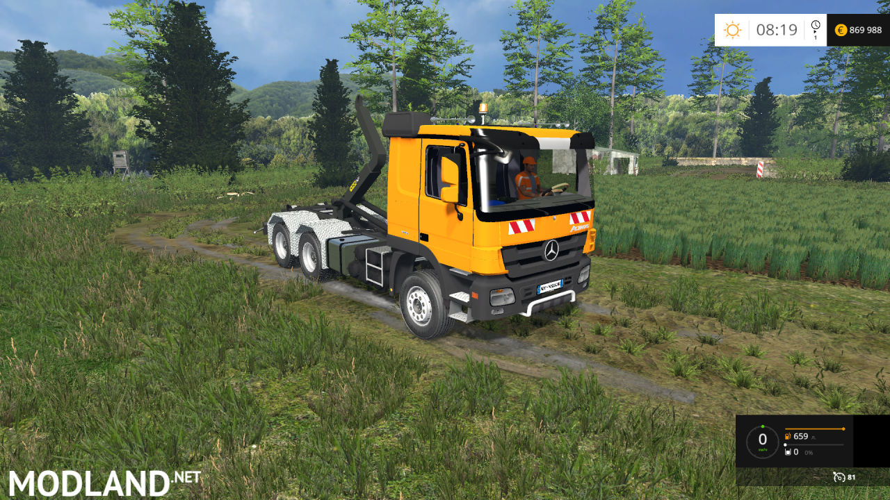 Mercedes Actros 6x4 HKL by NBM - Modding