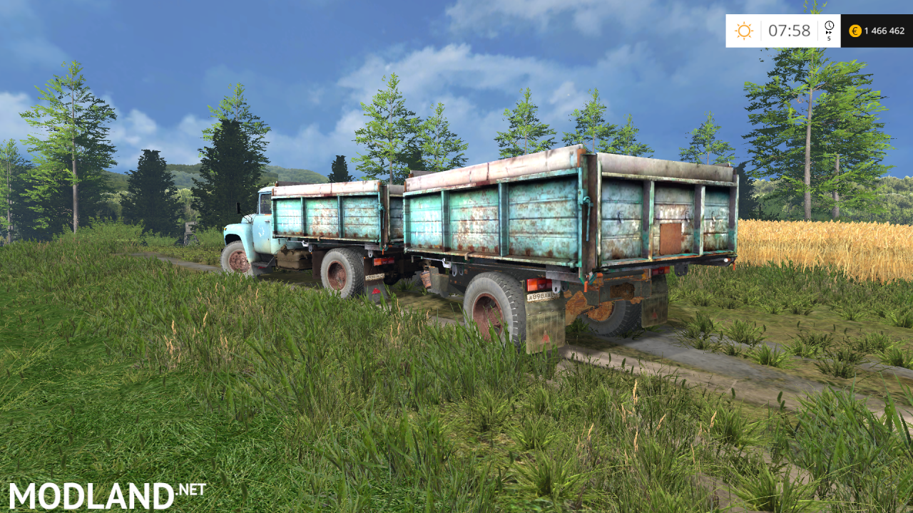 ZIL-130 And Trailer