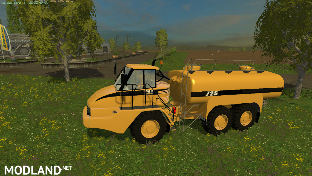 Cat 725A Water and Liquid Manure Tanker