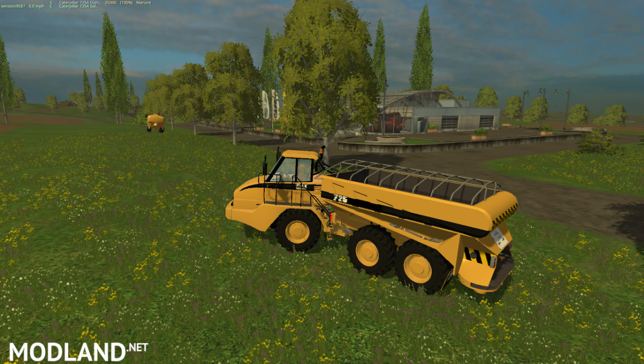 Cat 725A Solid Manure Spreader