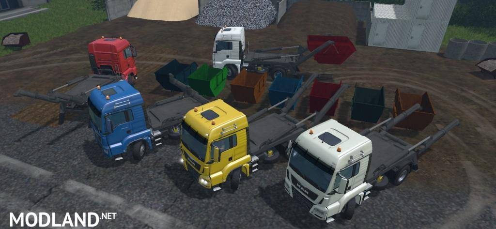MAN TGS 18.440 Skip Loader v 1.0 Multicolor